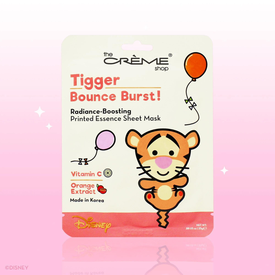 Tigger Bounce Burst! Set of 3 Sheet Masks | The Crème Shop