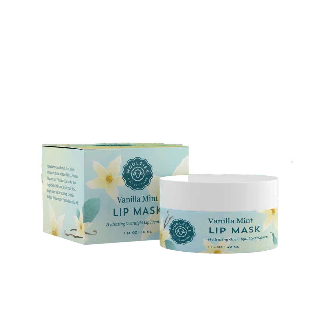 Vanilla Mint Lip Mask | Woolzies - Soft by Nature