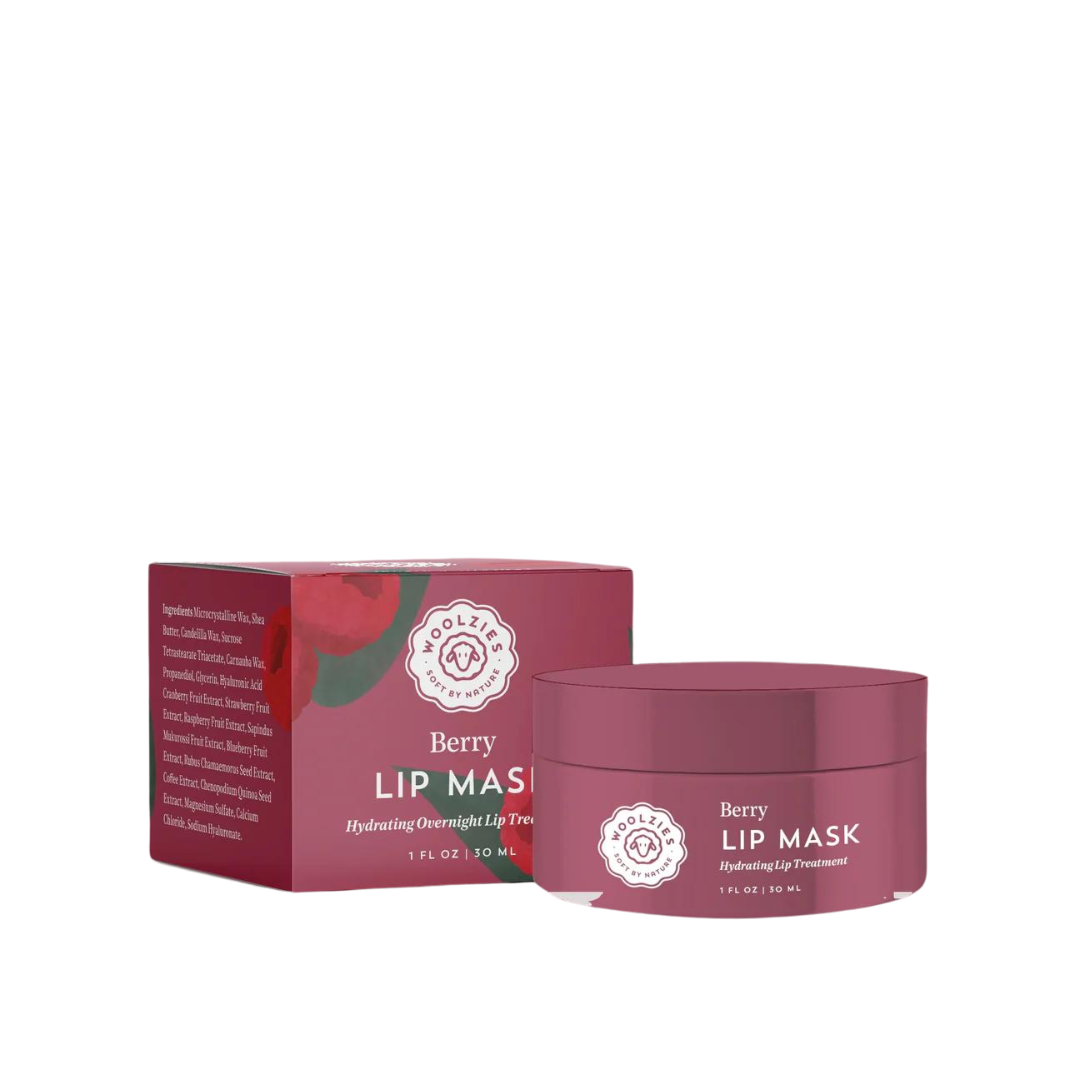 Berry Lip Mask | Woolzies - Soft by Nature