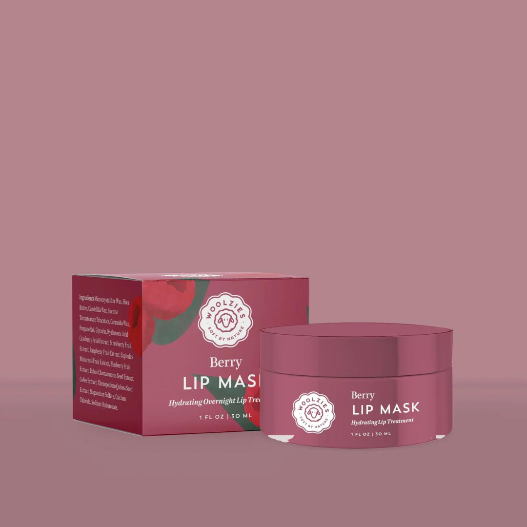 Berry Lip Mask | Woolzies - Soft by Nature