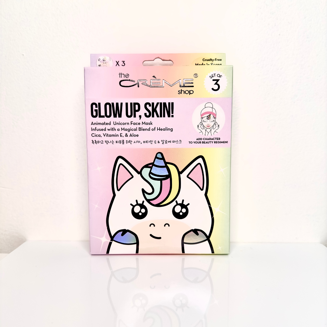 Glow Up, Skin! Set of 3 Animated Sheet Masks | The Crème Shop
