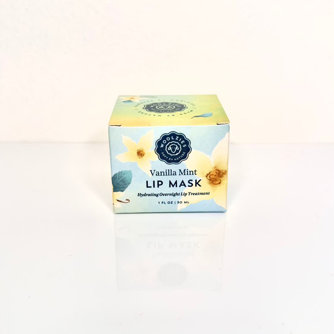 Vanilla Mint Lip Mask | Woolzies - Soft by Nature