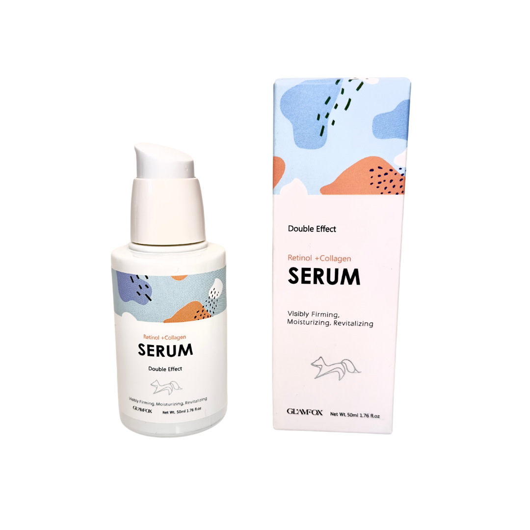 Double Effect Retinol + Collagen Serum | GLAMFOX