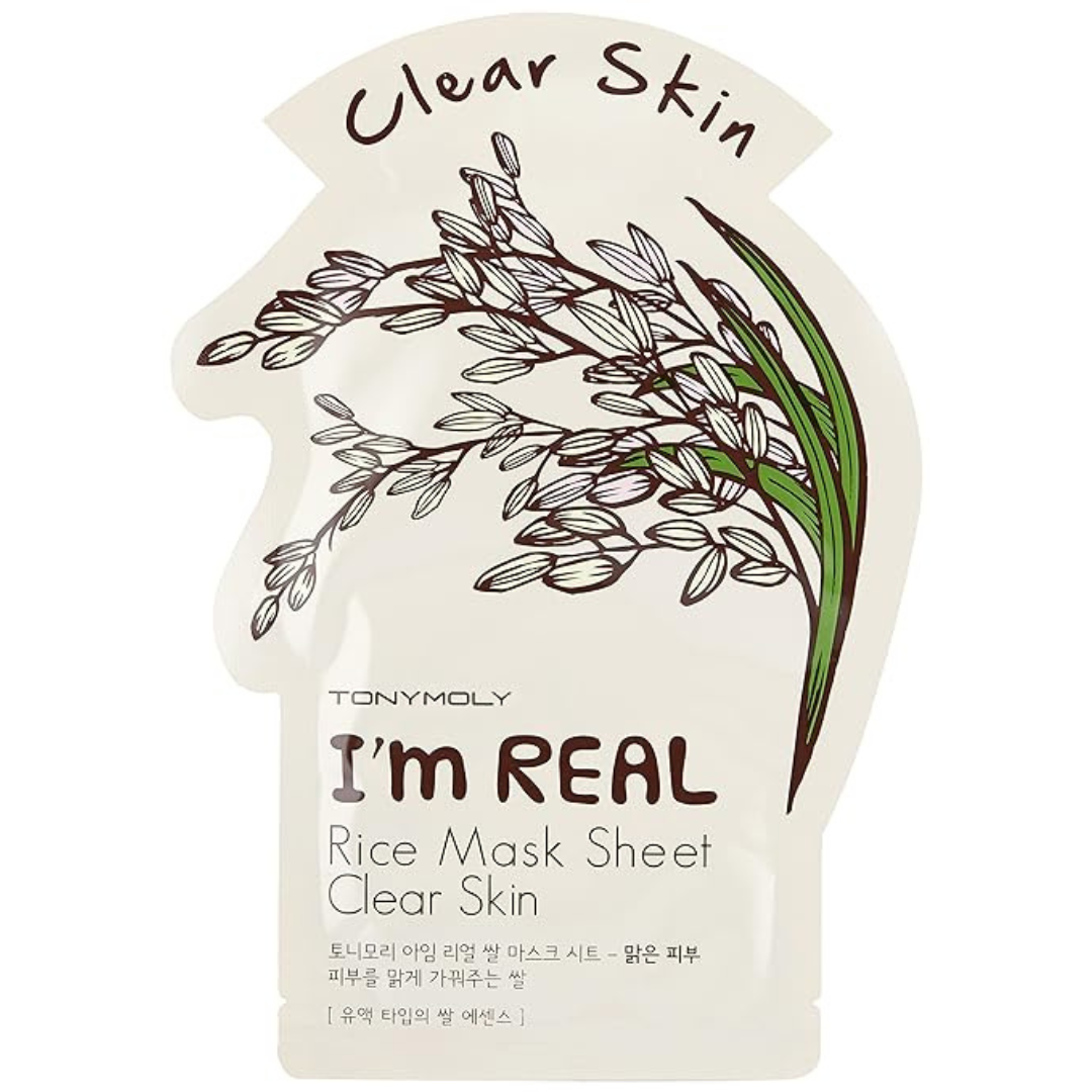 ​I'm Real Rice Mask Sheet | TONYMOLY | Miaddora Beauty