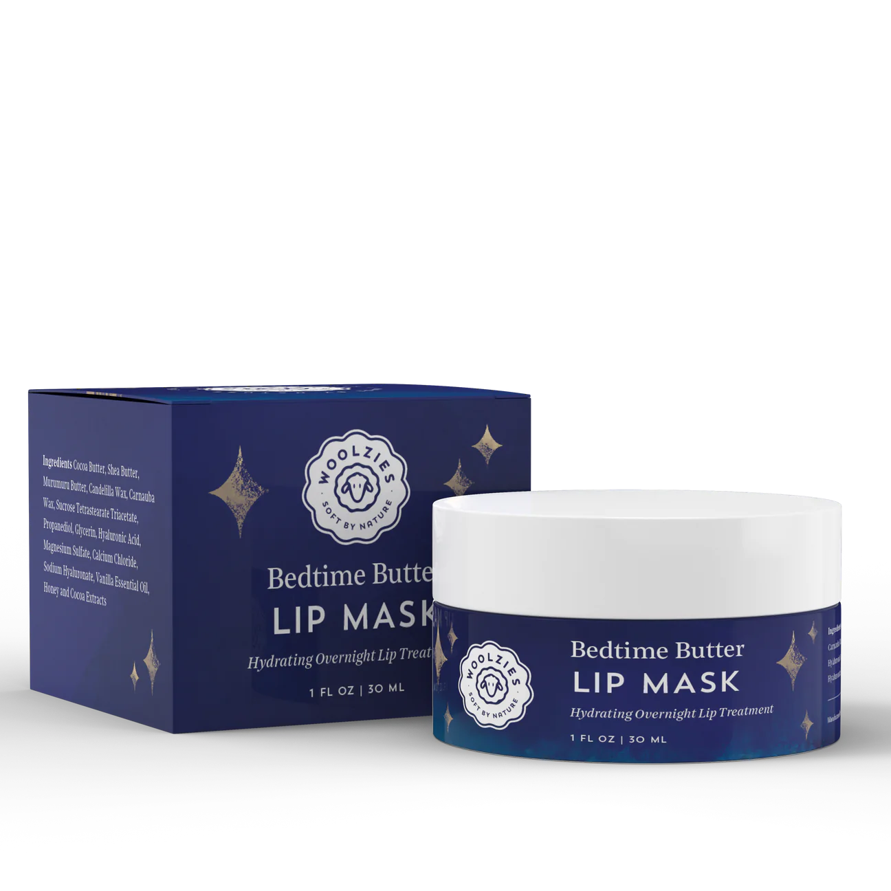 Bedtime Butter Lip Mask | Woolzies - Soft by Nature